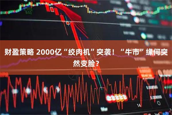 财盈策略 2000亿“绞肉机”突袭！“牛市”缘何突然变脸？