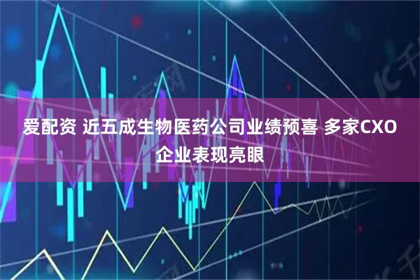爱配资 近五成生物医药公司业绩预喜 多家CXO企业表现亮眼